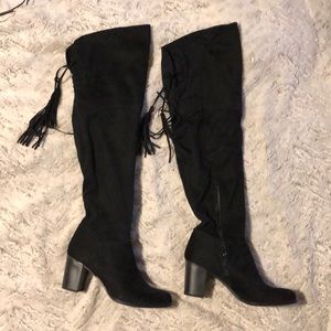 Black Over the Knee Boots